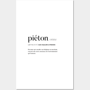 Piéton Posters and Art